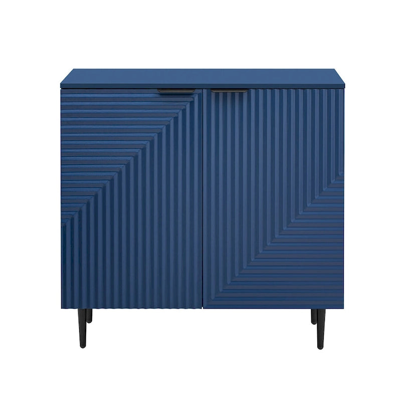 Modern Minimalist Side Cabinet with Adjustable Shelves