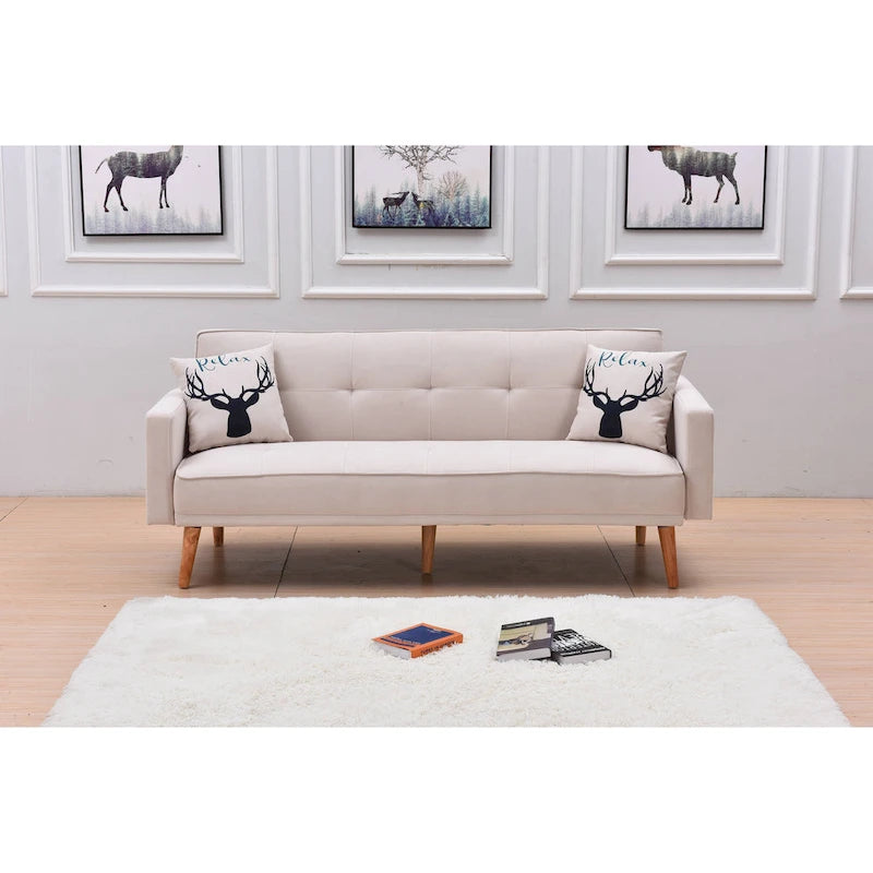 Moderní nastavitelná 3-polohová rozkládací pohovka/futon