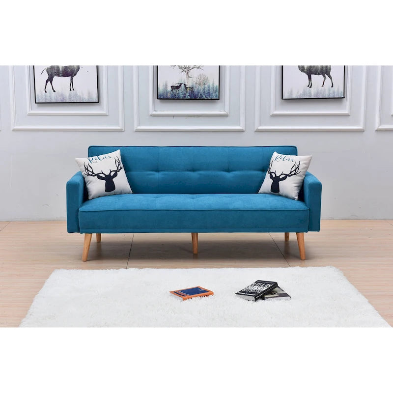 Moderní nastavitelná 3-polohová rozkládací pohovka/futon