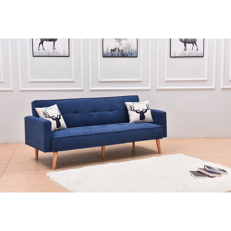 Moderní nastavitelná 3-polohová rozkládací pohovka/futon