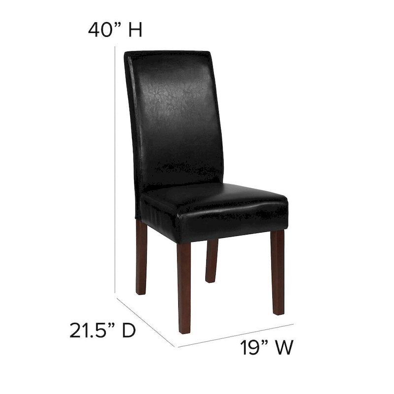 Čalouněná dřevěná židle Parsons (sada 2 ks) – 48,3 Š x 54,6 H x 101,6 V