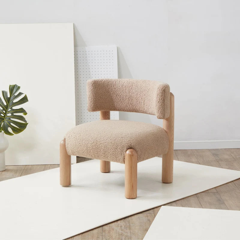 Faux Shearling Accent Chair