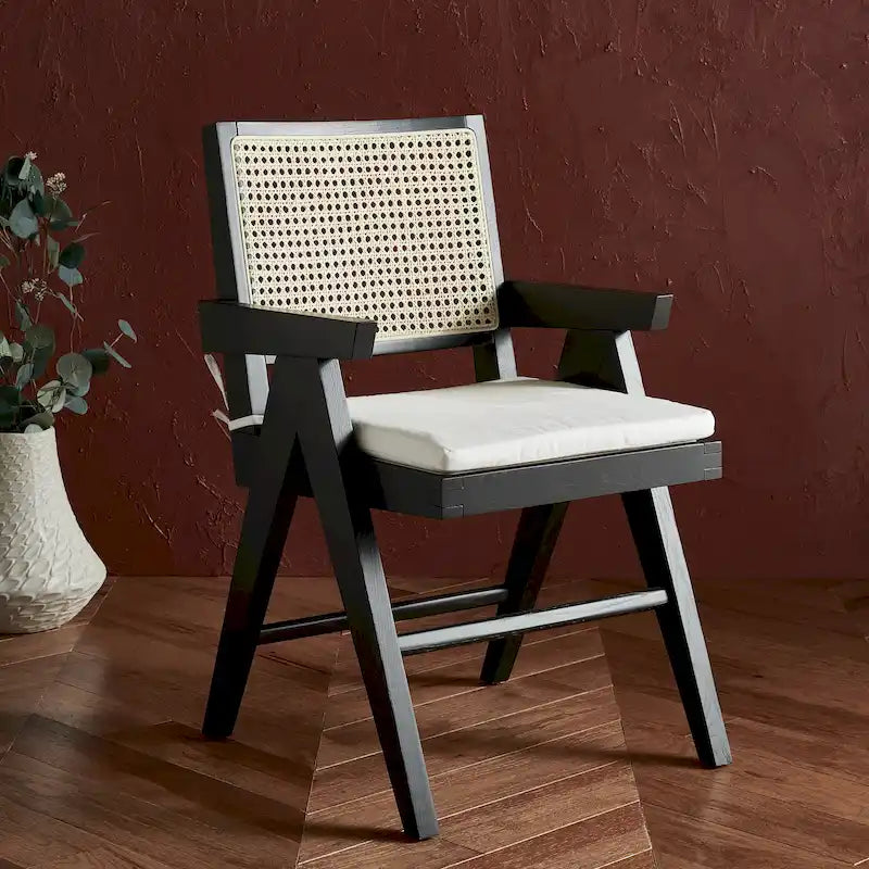 Rattan Arm Chair - 21W x 23D x 34H