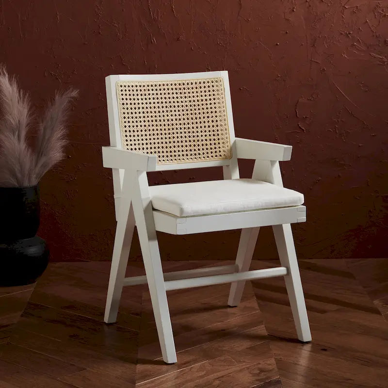 Rattan Arm Chair - 21W x 23D x 34H