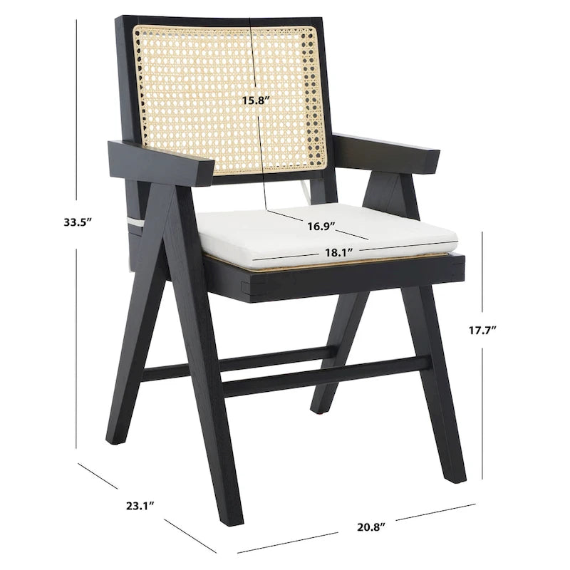 Ratanové křeslo – 21Š x 23H x 34V