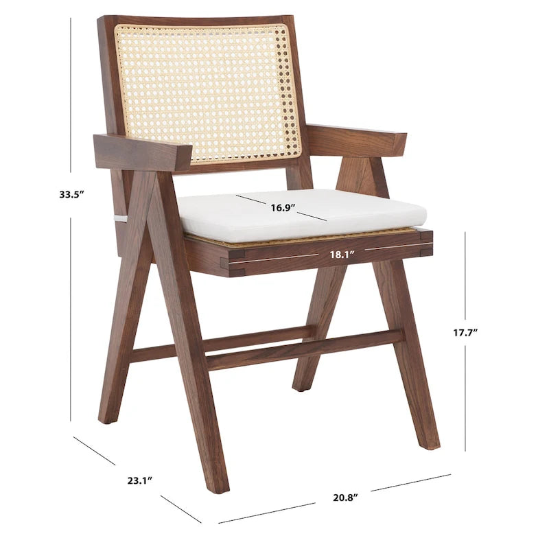 Ratanové křeslo – 21Š x 23H x 34V
