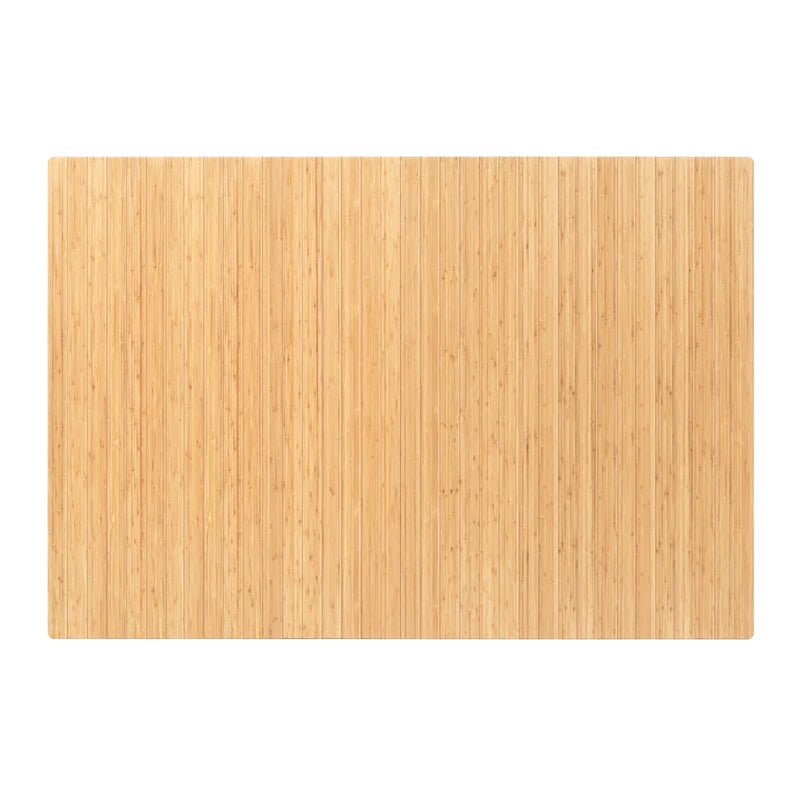 Eco Bamboo Rectangular Chair Mat - 72 x 48