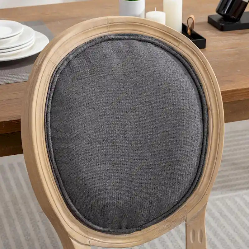 Jídelní židle starožitná ve francouzském stylu z masivu, sada 2 ks
